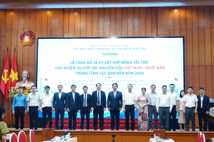 Quỹ NAFOSTED tài trợ 5 nhiệm vụ hợp tác nghiên cứu bán dẫn Việt Nam - Nhật Bản