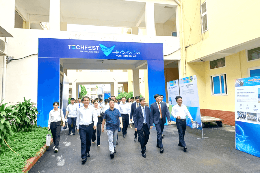Techfest Hải Phòng 2026: "Hội tụ trí tuệ - Vươn khơi đổi mới"