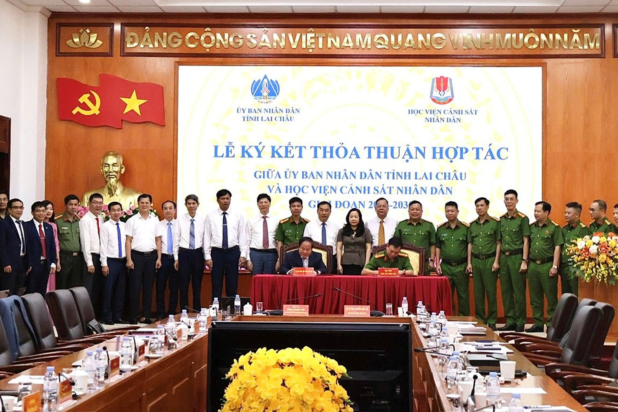 Lai Châu và Học viện Cảnh sát nhân dân hợp tác đẩy mạnh ứng dụng KHCN