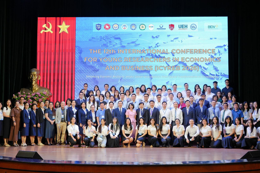 ICYREB 2026 kết nối các nhà khoa học trẻ khối kinh tế và kinh doanh