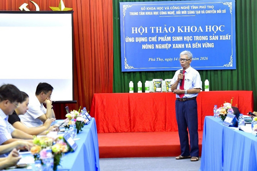 Công nghệ sinh học tiếp sức nông nghiệp xanh Phú Thọ