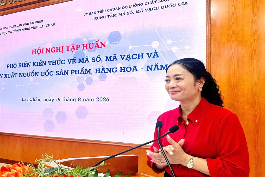 Từ mã số, mã vạch đến minh bạch chuỗi giá trị sản phẩm Lai Châu