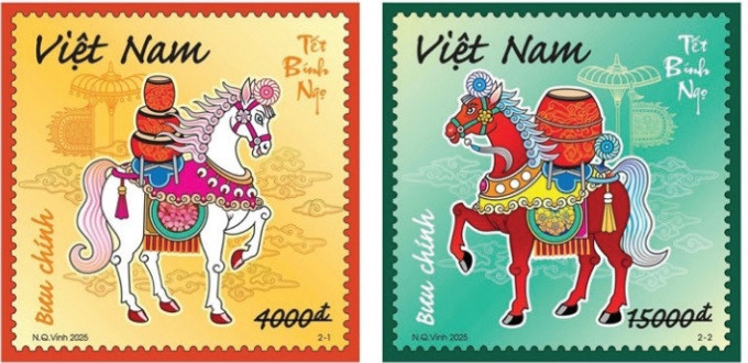 Tết và văn hoá Việt trên tem bưu chính.