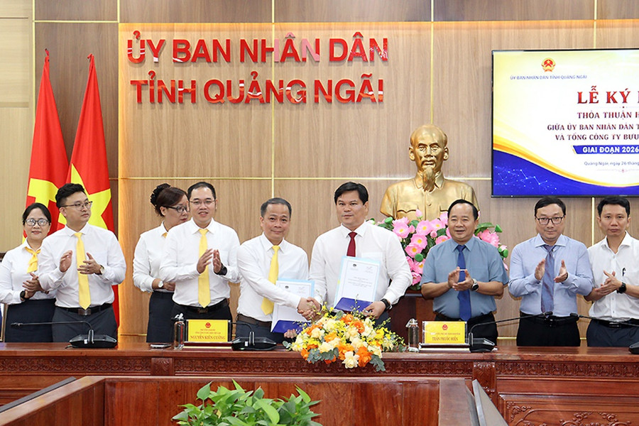 Hạ tầng bưu chính tiếp sức Quảng Ngãi chuyển đổi số